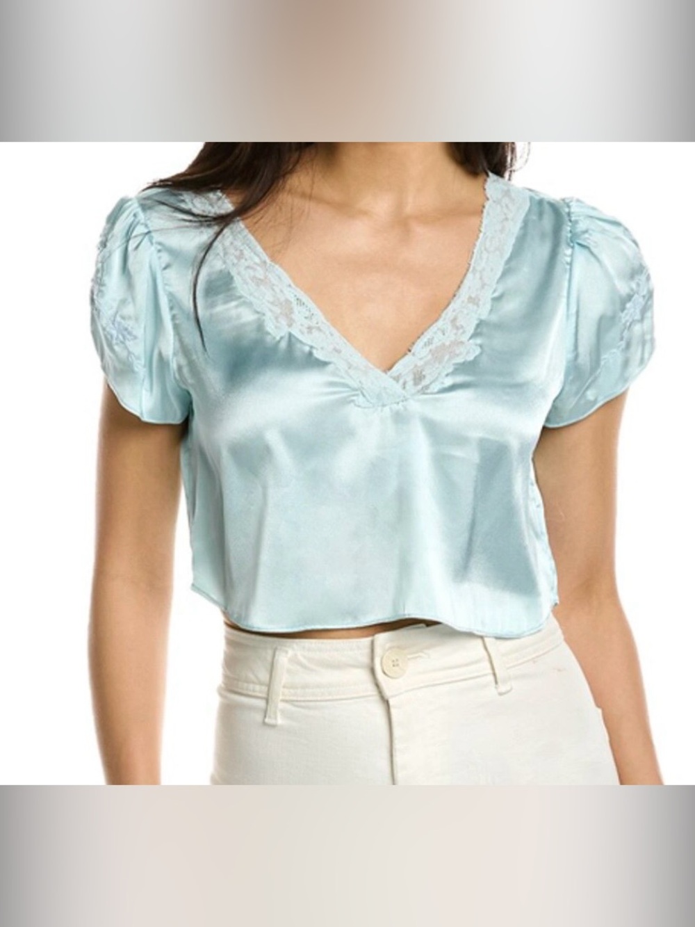 Loveshackfancy Lisanne Crop Top
In Blue Medium NWT